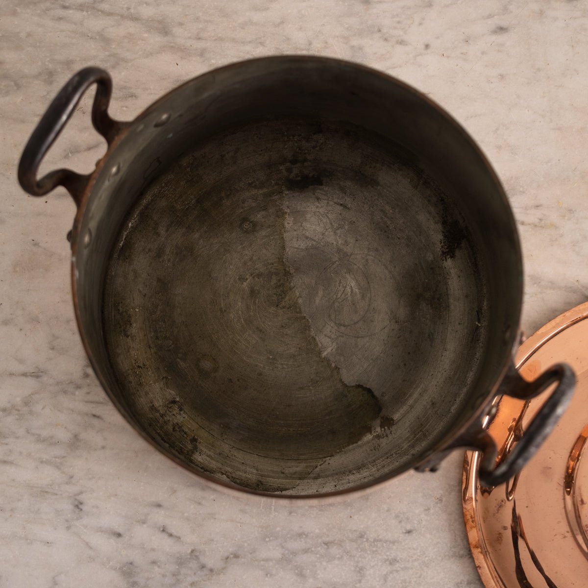 Vintage Copper Stock Pot - elsie green - the french kitchen