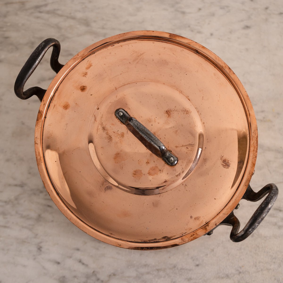 Vintage Copper Stock Pot - elsie green - the french kitchen