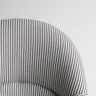 Vintage Crapaud Arm Chair | Ticking Stripe - elsie green - Furniture