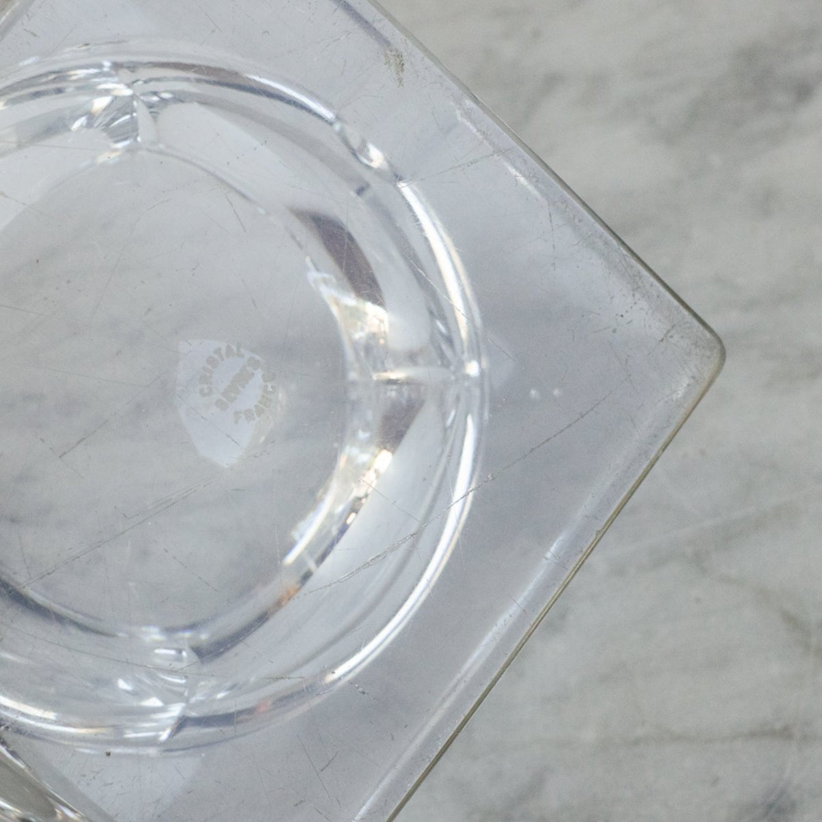 Vintage Cristal Sèvres Ashtray - elsie green - decor