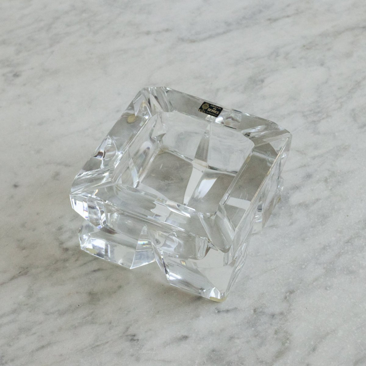 Vintage Cristal Sèvres Ashtray - elsie green - decor