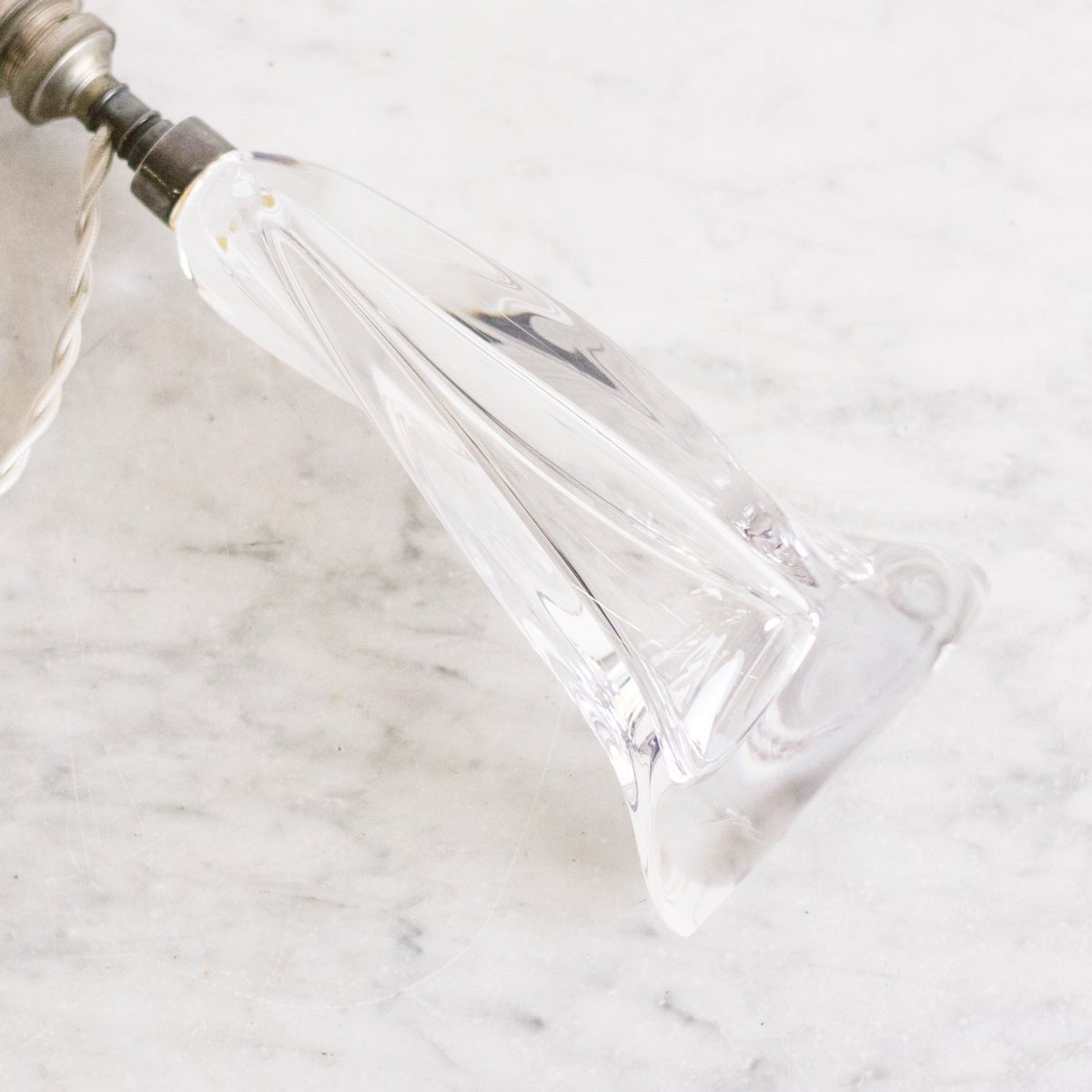 Vintage Crystal Accent Lamp - elsie green - decor