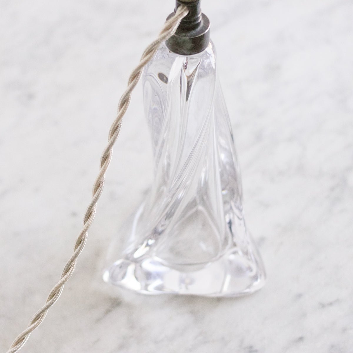 Vintage Crystal Accent Lamp - elsie green - decor