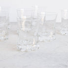 Vintage Crystal Bar Glass Set Of 10 - elsie green - The French Kitchen