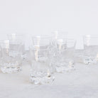 Vintage Crystal Bar Glass Set Of 10 - elsie green - The French Kitchen