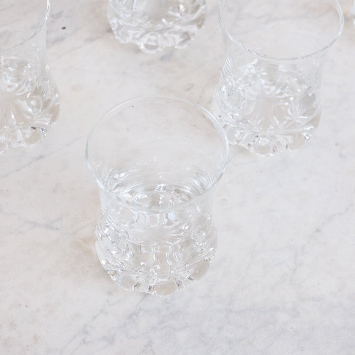 Vintage Crystal Bar Glass Set Of 10 - elsie green - The French Kitchen