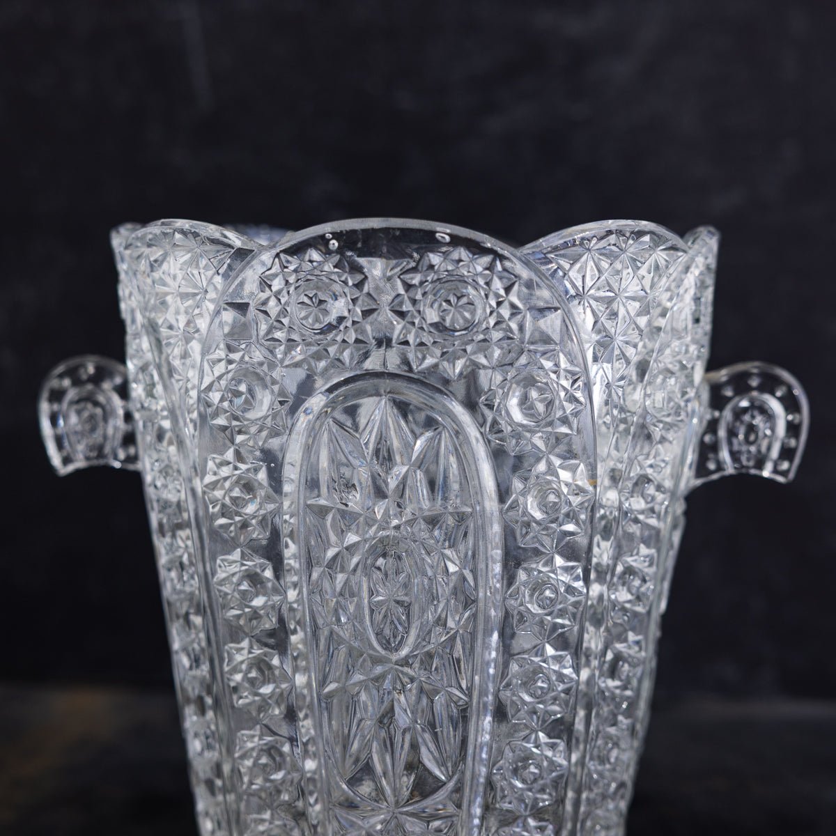Vintage Crystal Ice Bucket - elsie green - the french kitchen