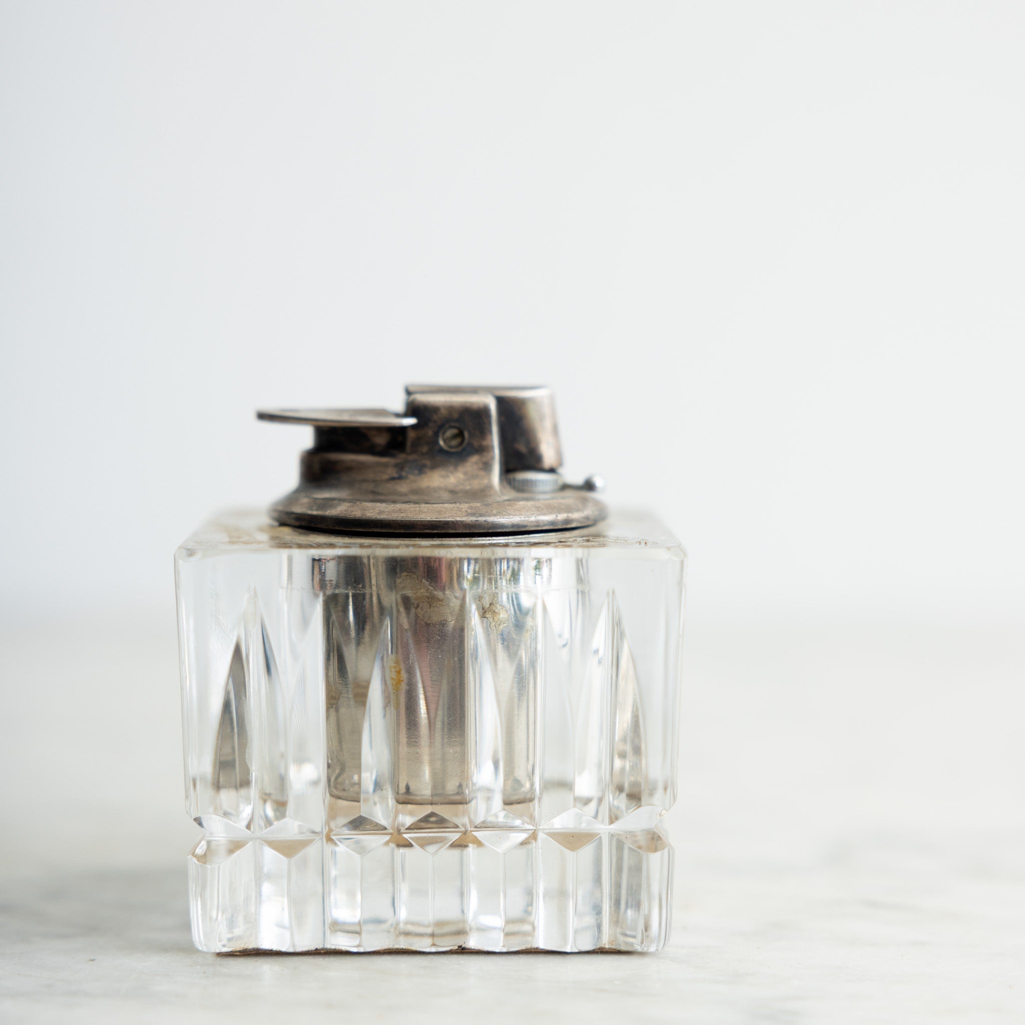 Vintage Crystal Lighter - elsie green - decor