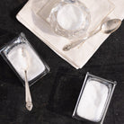 Vintage Crystal Salt Cellar - elsie green - the french kitchen