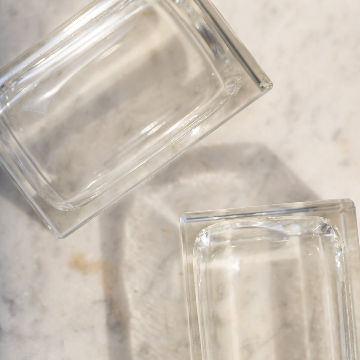 Vintage Crystal Salt Cellar - elsie green - the french kitchen