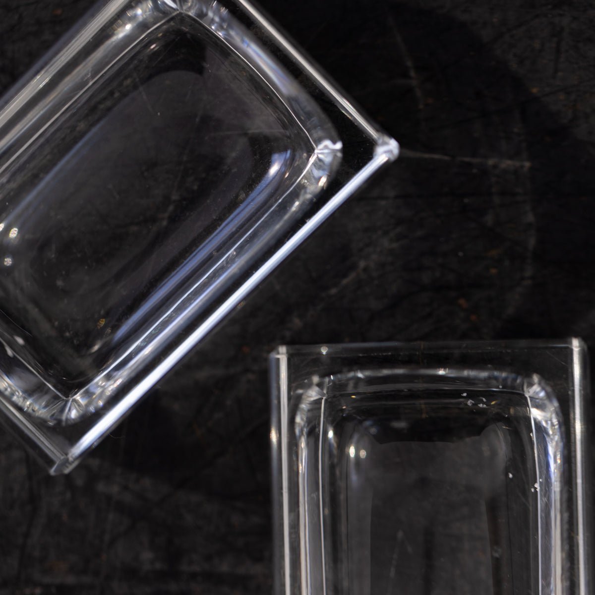 Vintage Crystal Salt Cellar - elsie green - the french kitchen