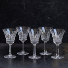 Vintage Crystal Wine Glass Set of 6 - elsie green - the french kitchen