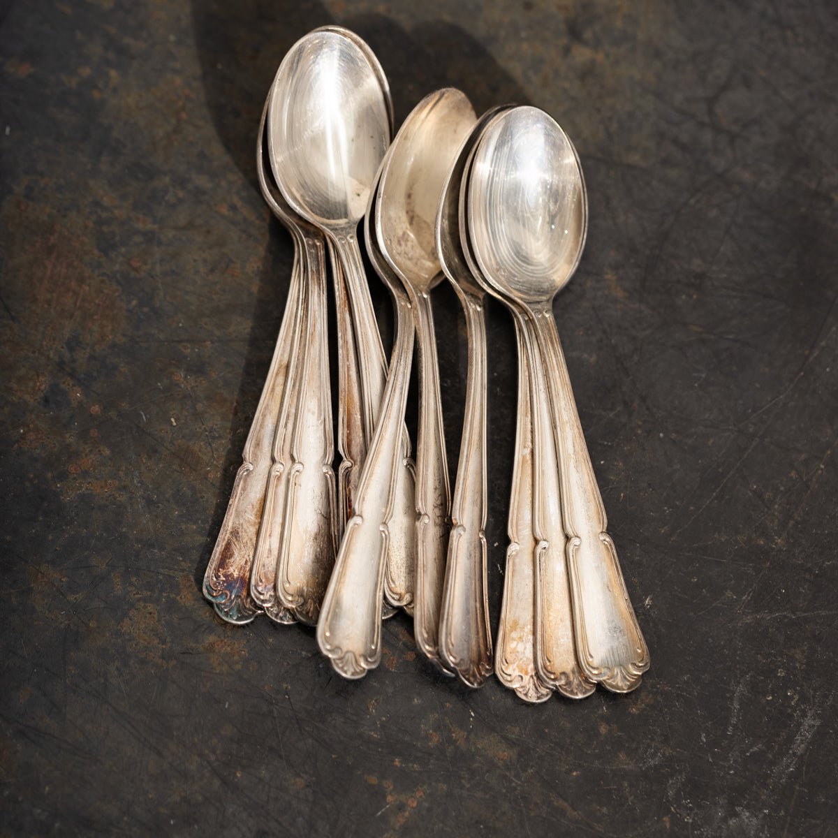 Vintage Demitasse Spoon Set of 12 | The Patrick Orbe Collection - elsie green - the french kitchen