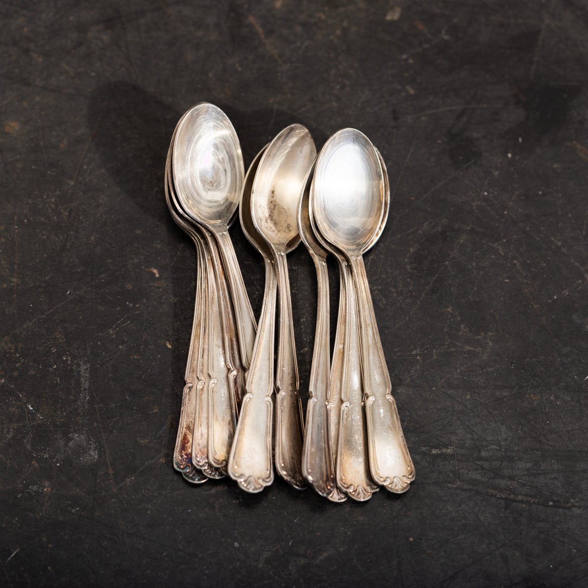 Vintage Demitasse Spoon Set of 12 | The Patrick Orbe Collection - elsie green - the french kitchen