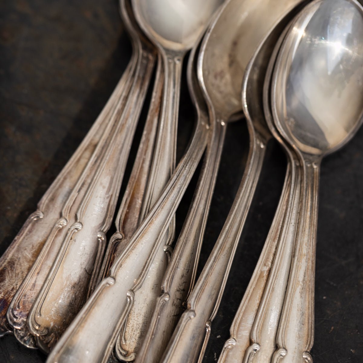 Vintage Demitasse Spoon Set of 12 | The Patrick Orbe Collection - elsie green - the french kitchen