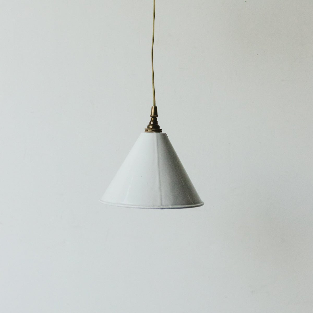 Vintage Enamel Pendant - elsie green - decor