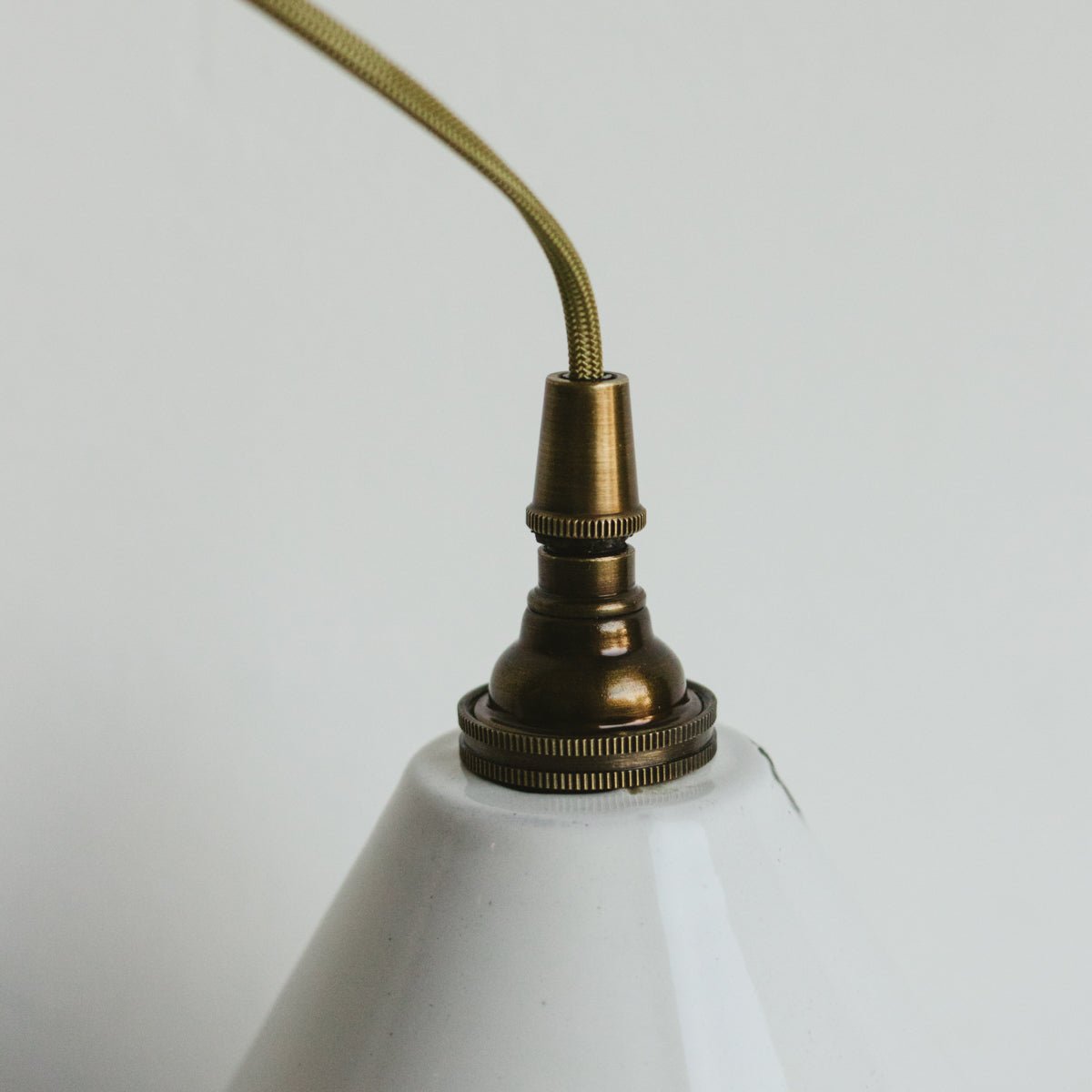 Vintage Enamel Pendant - elsie green - decor