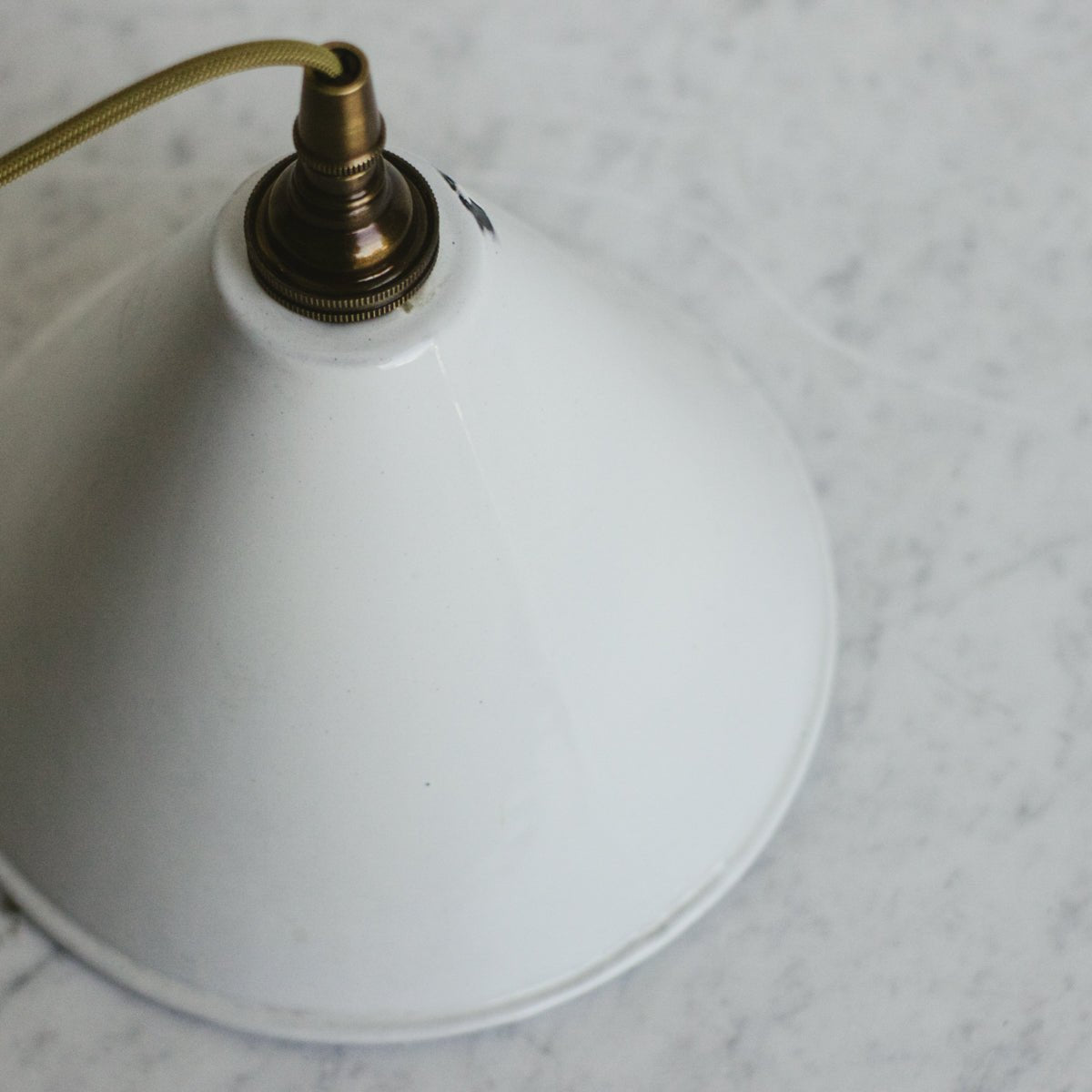 Vintage Enamel Pendant - elsie green - decor