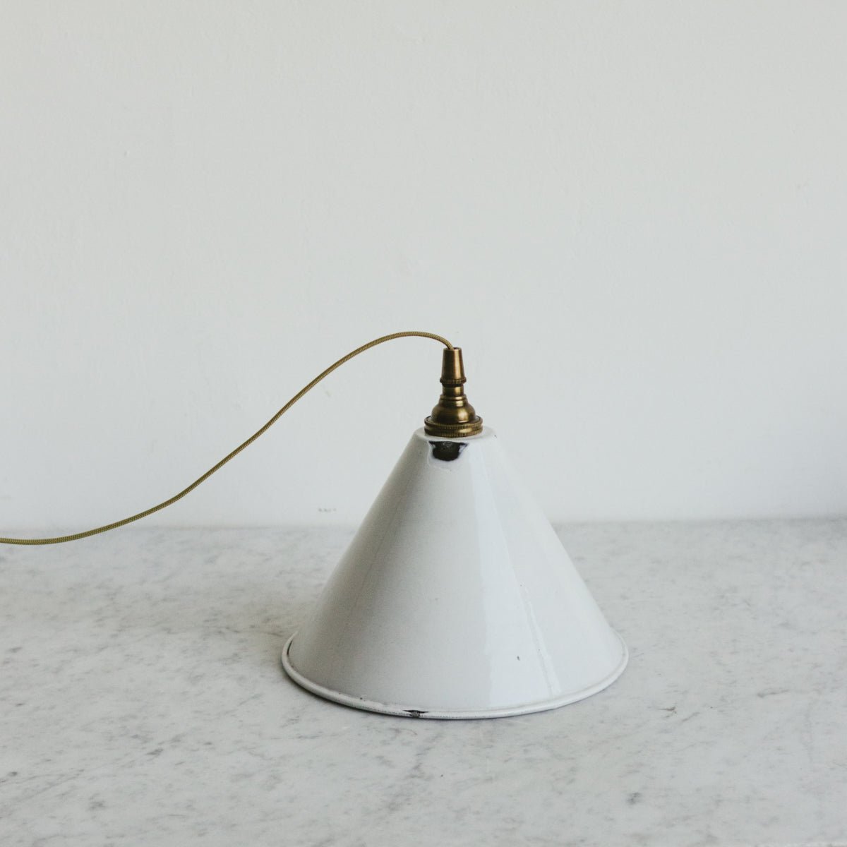 Vintage Enamel Pendant - elsie green - decor