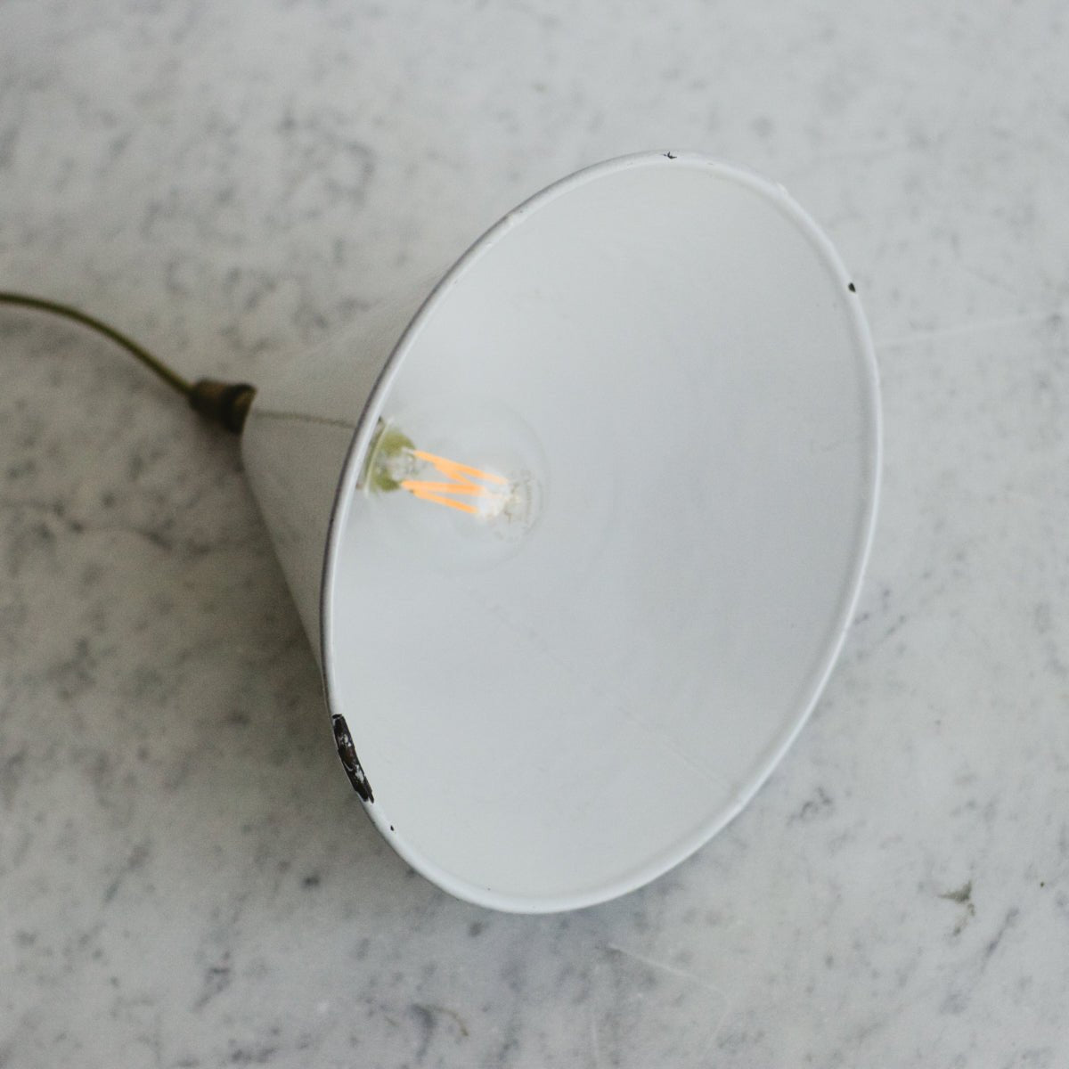 Vintage Enamel Pendant - elsie green - decor