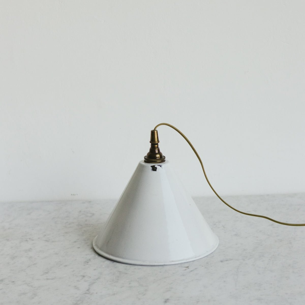 Vintage Enamel Pendant - elsie green - decor