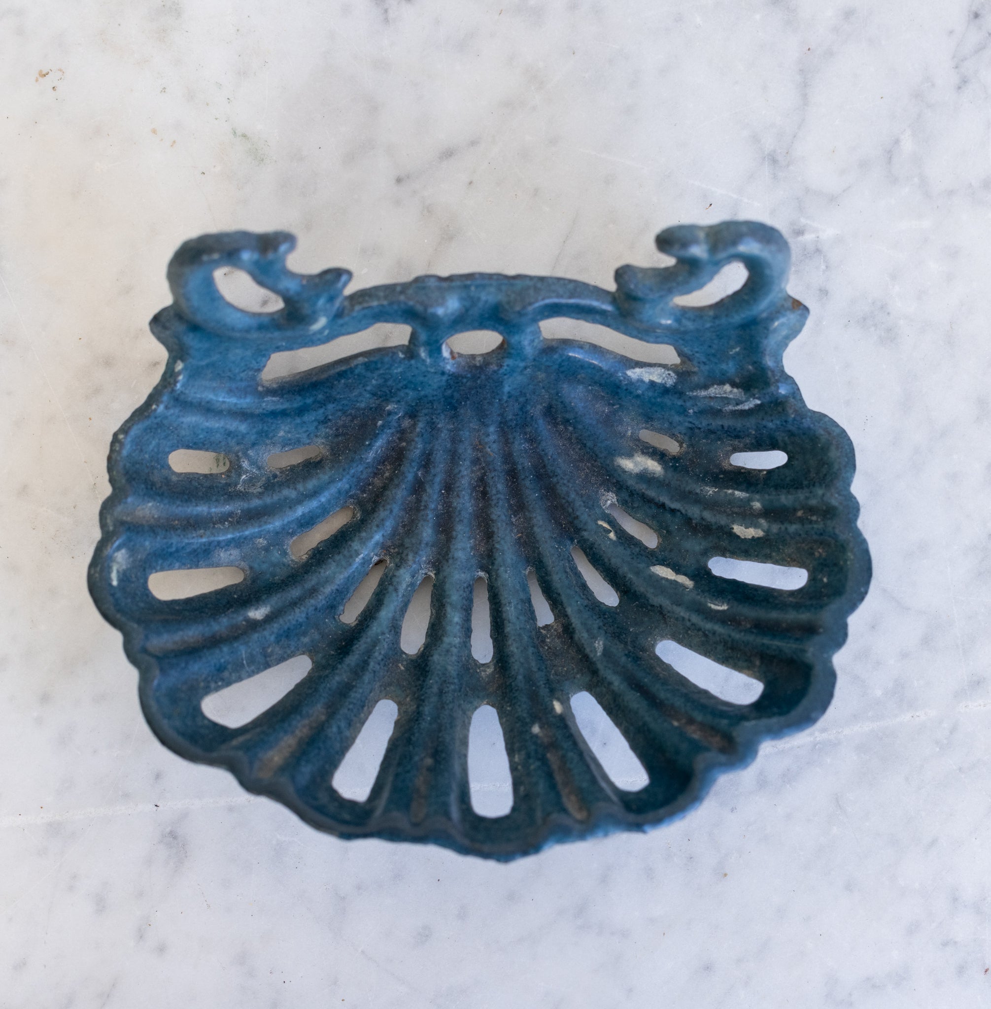 Vintage Enamel Soap Dish - elsie green - French Kitchen