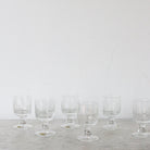 Vintage Engraved Glassware Set - Pairs - elsie green - the french kitchen