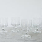 Vintage Engraved Glassware Set - Pairs - elsie green - the french kitchen
