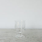Vintage Engraved Glassware Set - Pairs - elsie green - the french kitchen