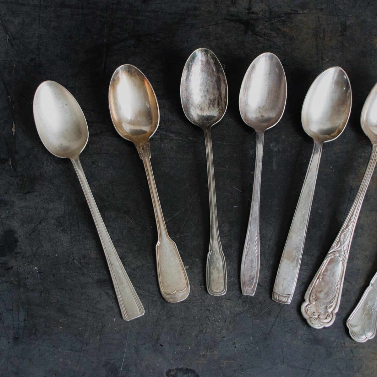 Vintage Ercuis Serving Spoon - elsie green - the french kitchen