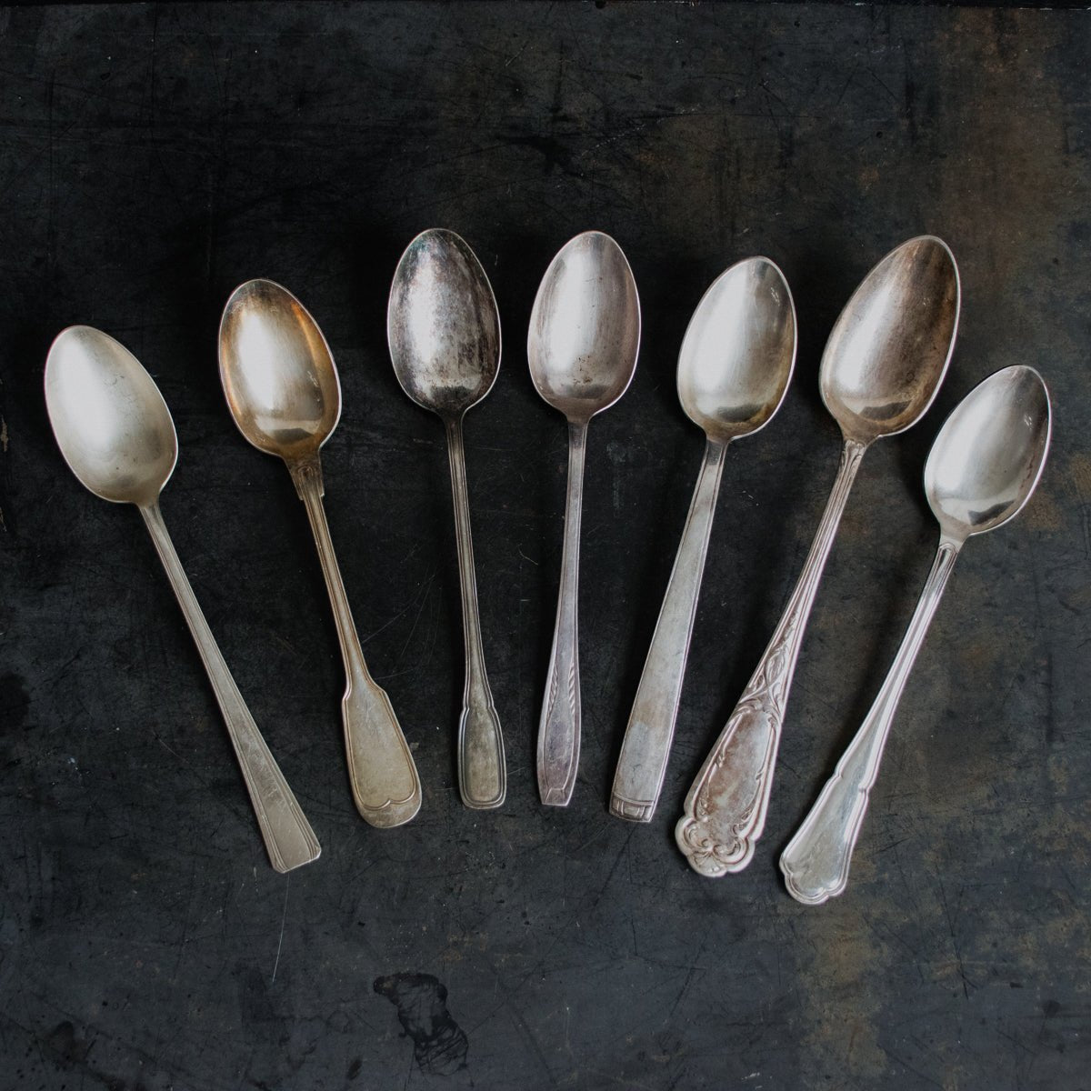 Vintage Ercuis Serving Spoon - elsie green - the french kitchen