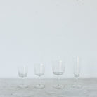 Vintage Etched Glass Set of 4 - elsie green - the french kitchen
