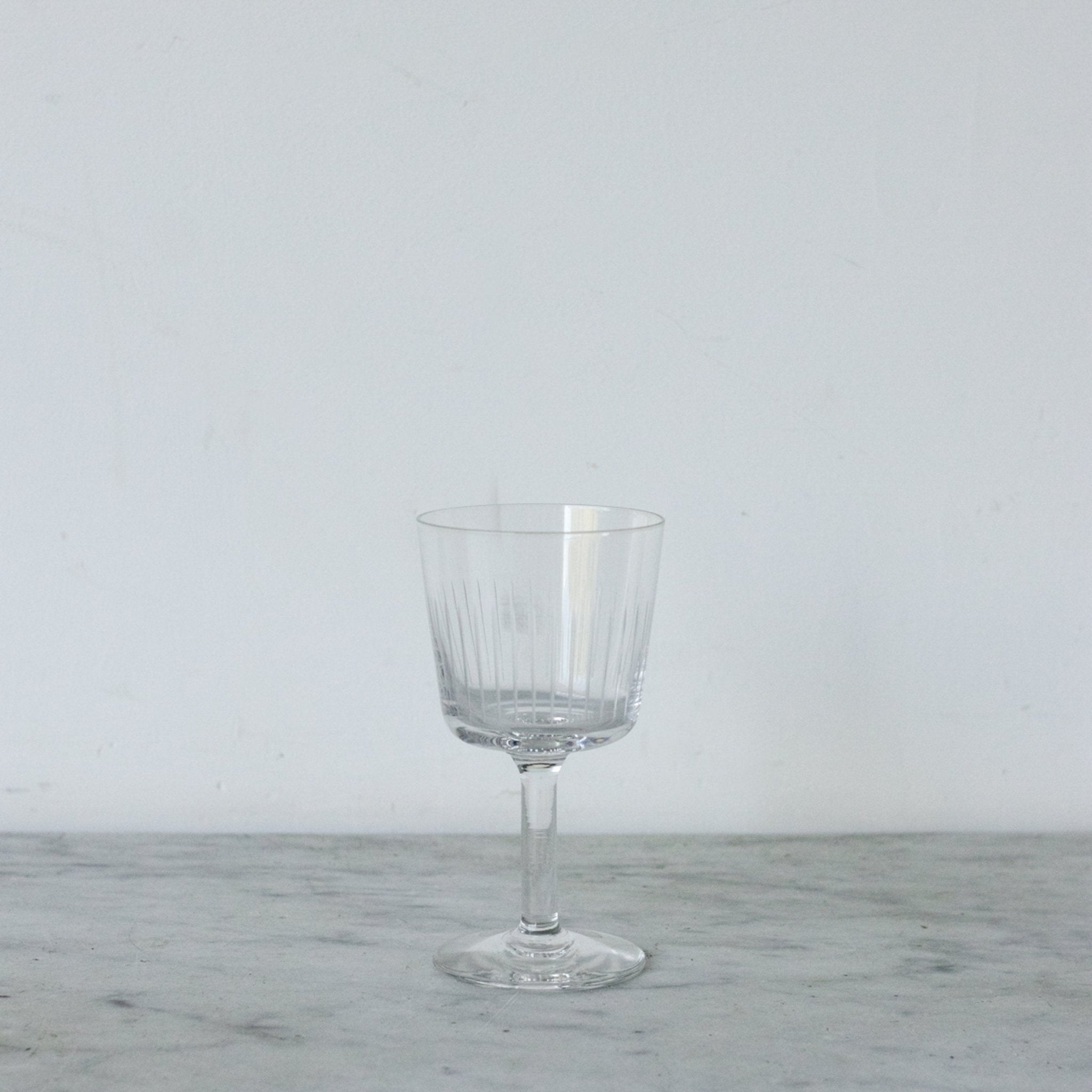 Vintage Etched Glass Set of 4 - elsie green - the french kitchen