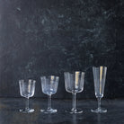 Vintage Etched Glass Set of 4 - elsie green - the french kitchen