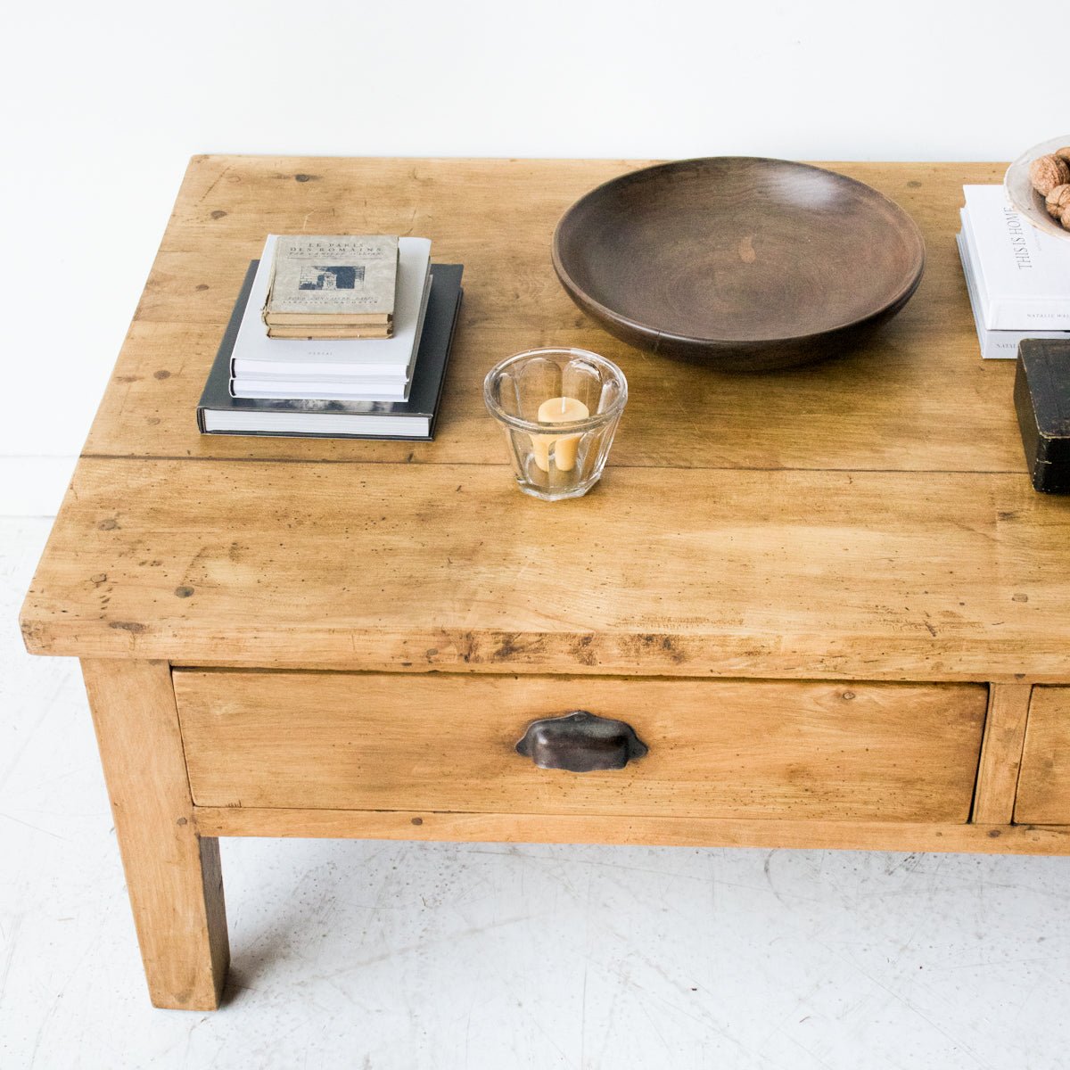 Vintage Farmhouse Coffee Table - elsie green - furniture