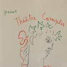 Vintage French Advertising Poster | Jean Cocteau Theatre Complet - elsie green - art