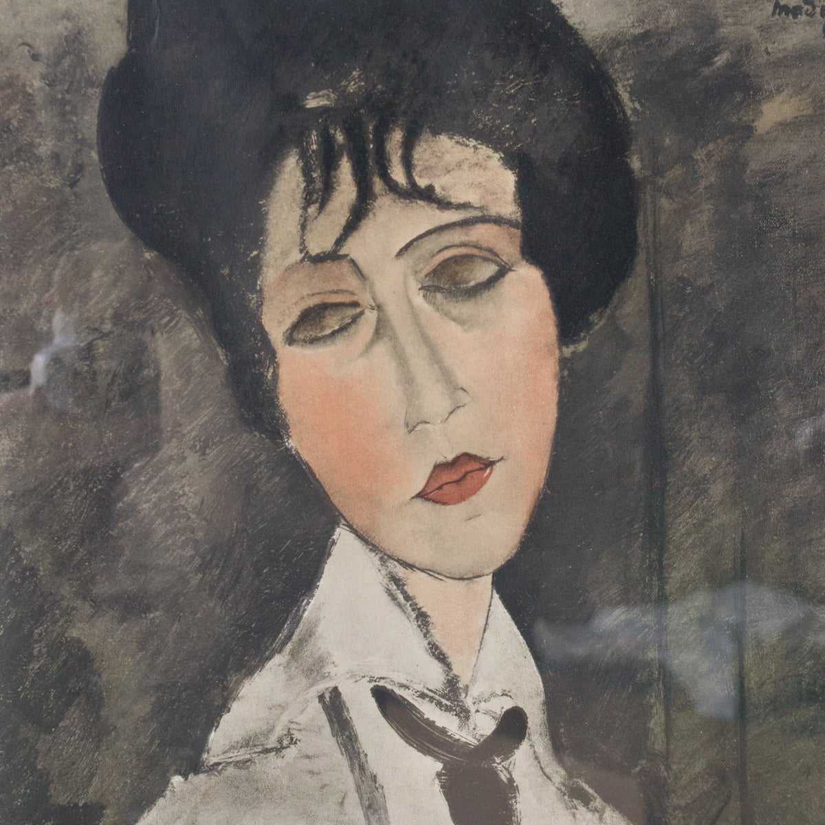 Vintage French Advertising Poster | Modigliani Musée Cantini Marseille - elsie green - art