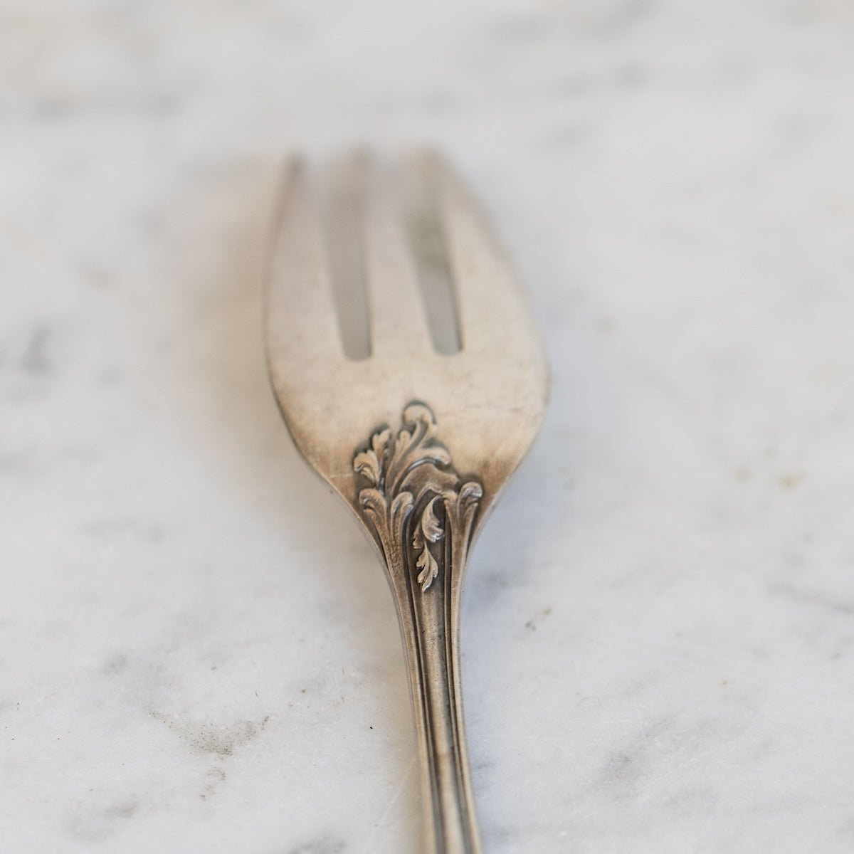 Vintage French Dessert Fork Set of 12 - elsie green - the french kitchen