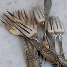 Vintage French Dessert Fork Set of 12 - elsie green - the french kitchen