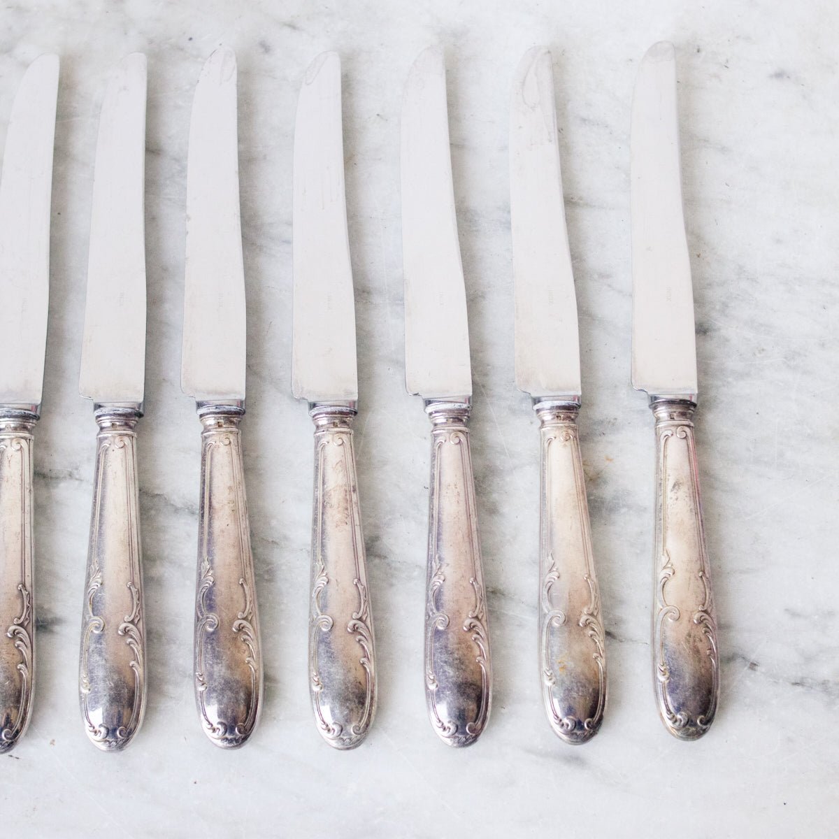 Vintage French Dinner Knife Set of 12 - elsie green - the french kitchen