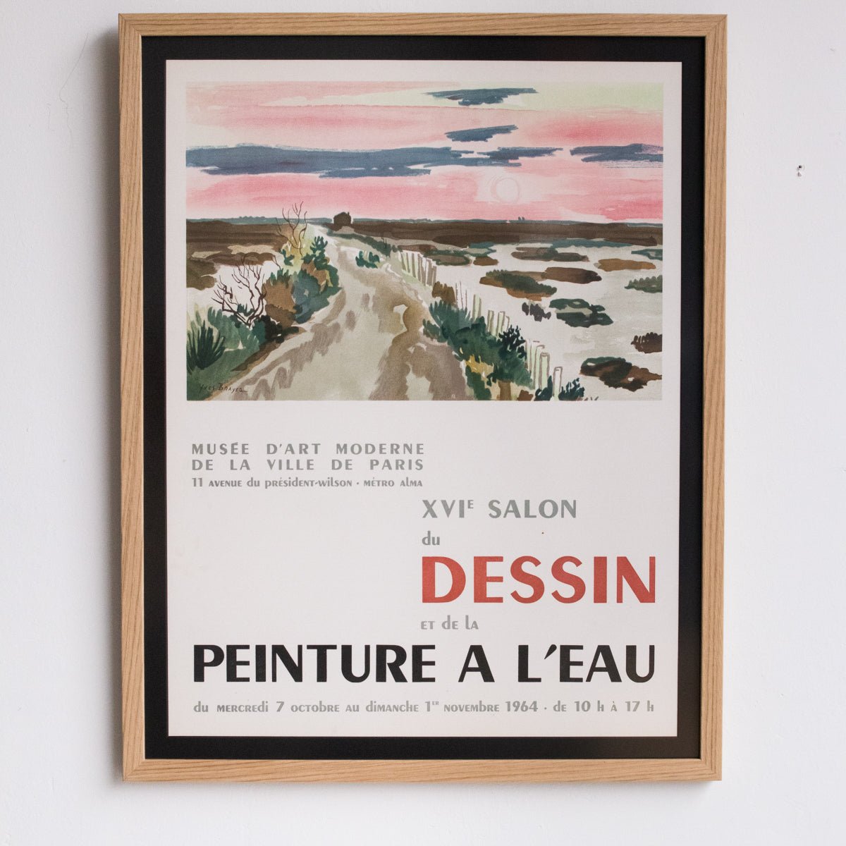 Vintage French Exhibit Poster | 16me Salon du Dessin - elsie green - art