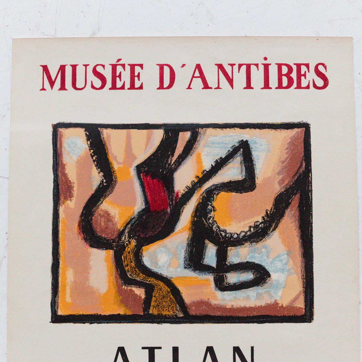 Vintage French Exhibit Poster | Atlan - elsie green - art
