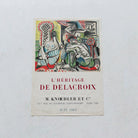 Vintage French Exhibit Poster | Delacroix - elsie green - 