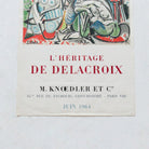 Vintage French Exhibit Poster | Delacroix - elsie green - 