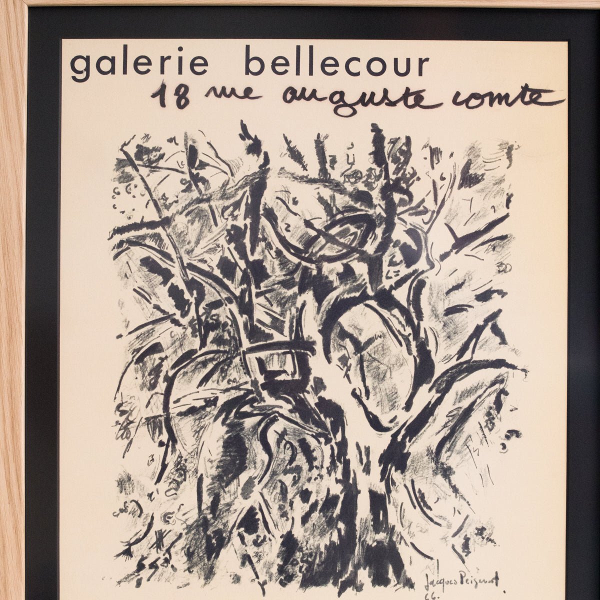 Vintage French Exhibit Poster | Jacques Peizerat - elsie green - art