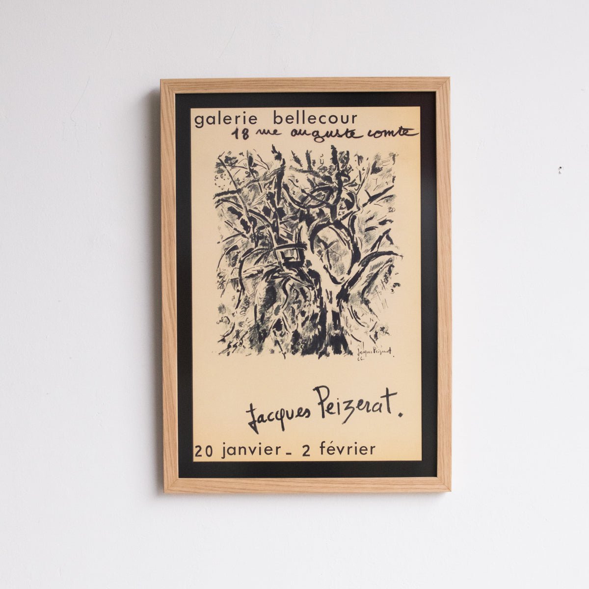 Vintage French Exhibit Poster | Jacques Peizerat - elsie green - art