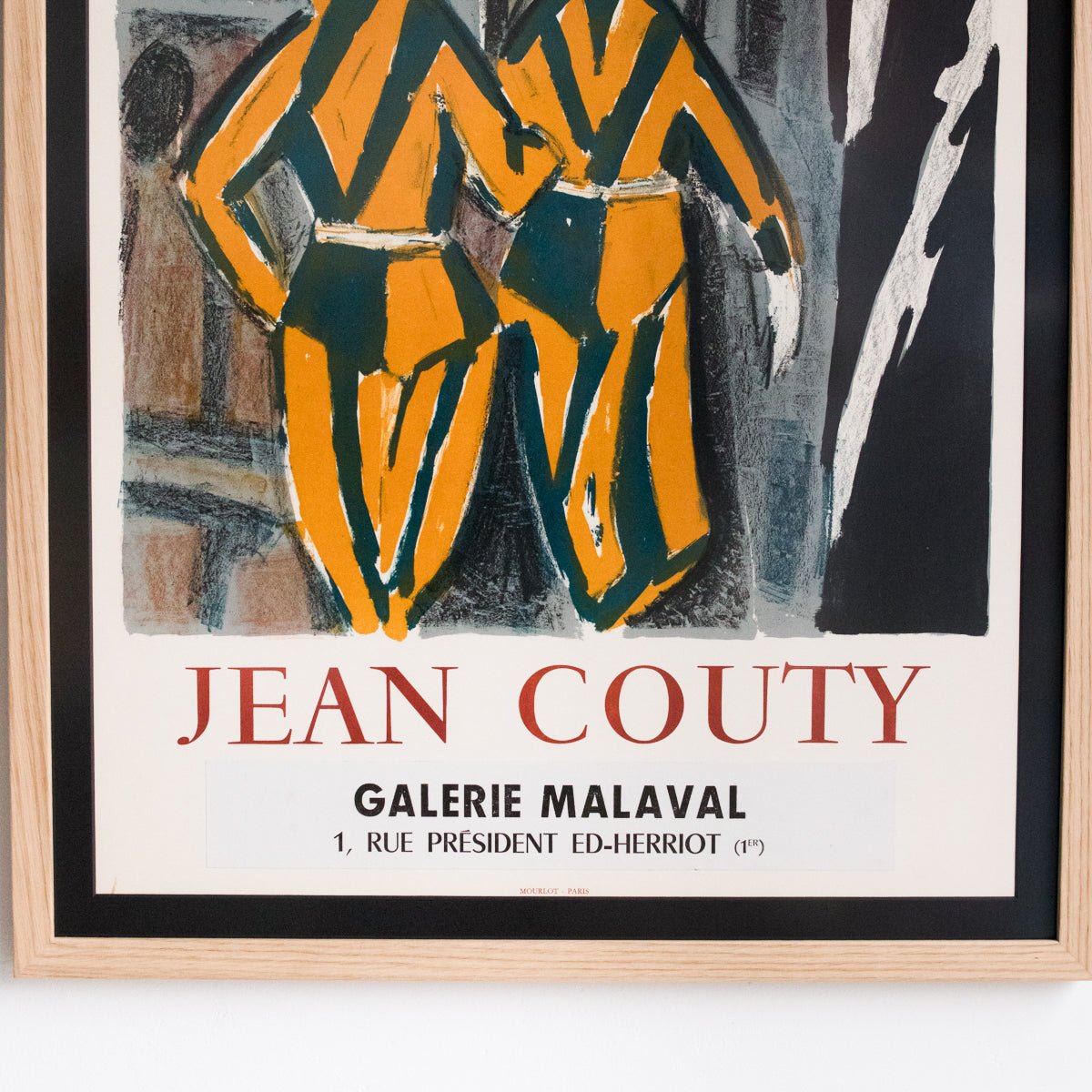 シャンパーニュ・Henriot Millesime 1998額縁アートポスター Vintage French Exhibit Poster | Jean Couty - art - elsie green