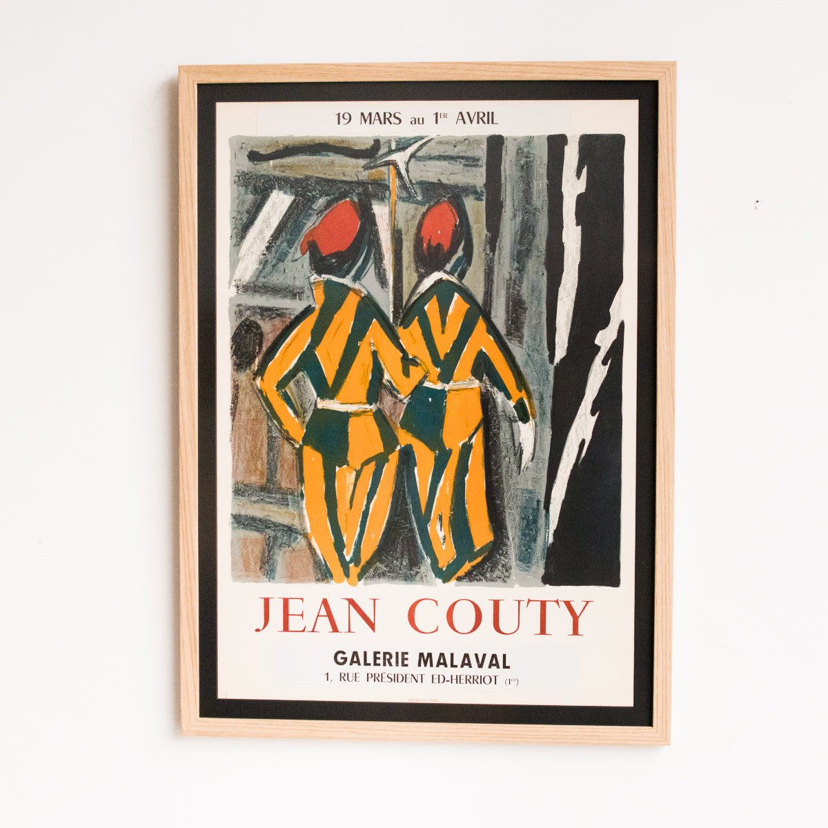 Vintage French Exhibit Poster | Jean Couty - art - elsie green