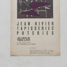 Vintage French Exhibit Poster | Jean Rivier - elsie green - art