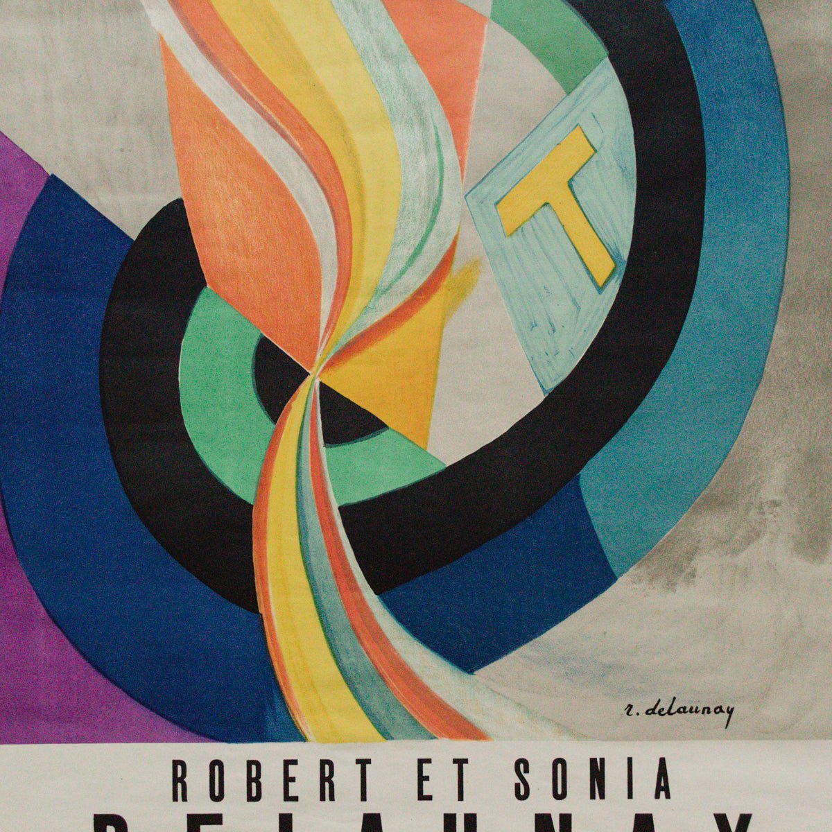 Vintage French Exhibit Poster | Robert & Sonia Delaunay - elsie green - art